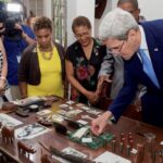 Las imágenes de la primera visita de John Kerry a Cuba
