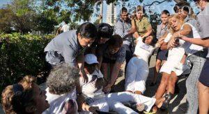 Activistas arrestados en Cuba mientras Raúl Castro busca negocios en EEUU
