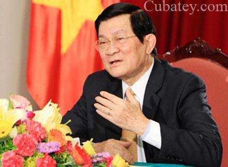 El presidente de Vietnam dice que las reformas en Cuba garantizan un desarrollo estable El presidente de Vietnam dice que las reformas en Cuba garantizan un desarrollo estable