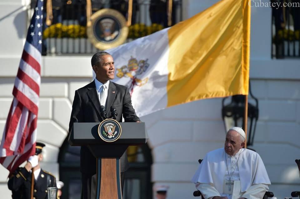 Obama agradece apoyo del papa por nuevo comienzo con Cuba Obama agradece apoyo del papa por nuevo comienzo con Cuba