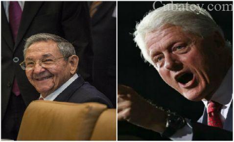 Raúl Castro se reunió con el expresidente Bill Clinton en Nueva York
