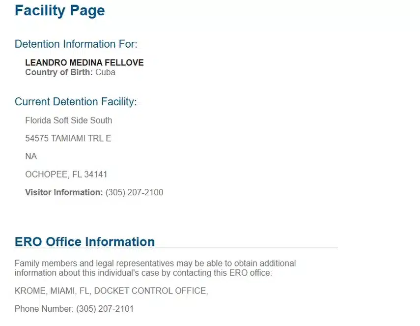 Artista cubano “El Insurrecto” bajo custodia de ICE en Florida 1